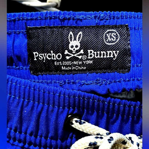 Psycho Bunny Leo Packable Slim Fit Swim Trunks (and hidden bunny)Men’s Size XS - Picture 3 of 7